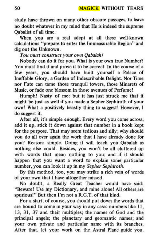 Original scan of Magick Without Tears, PDF page 83