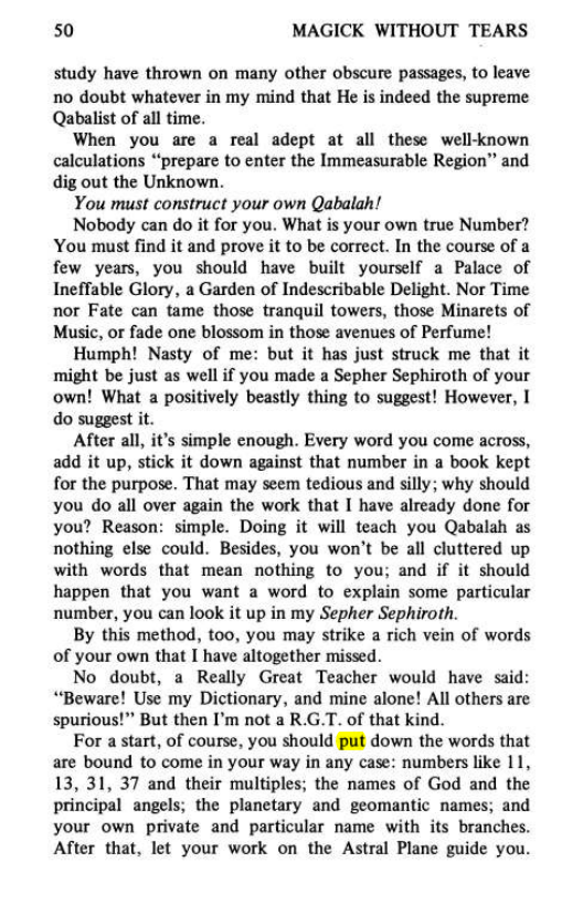 Original scan of Magick Without Tears, PDF page 83