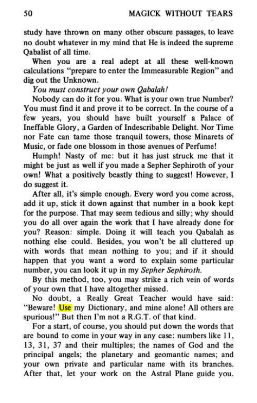 Original scan of Magick Without Tears, PDF page 83