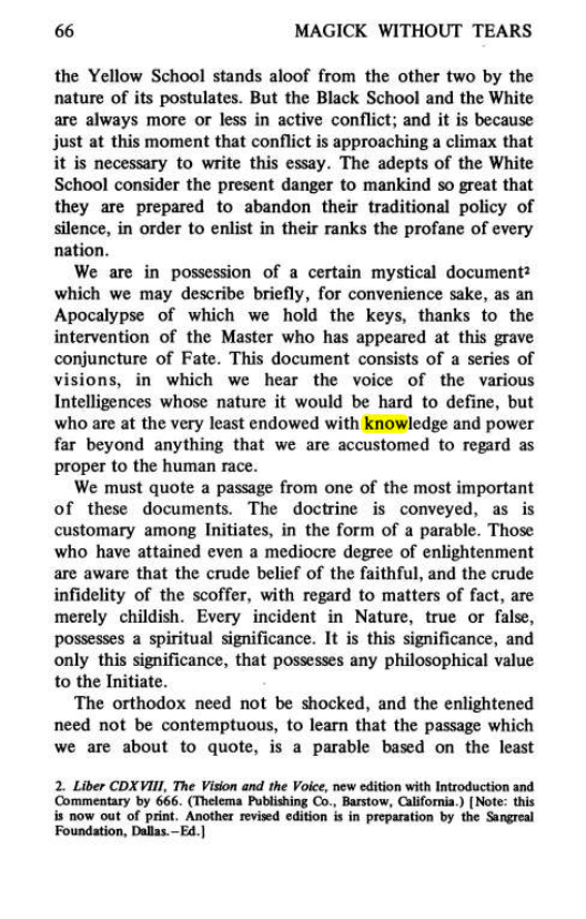 Original scan of Magick Without Tears, PDF page 99