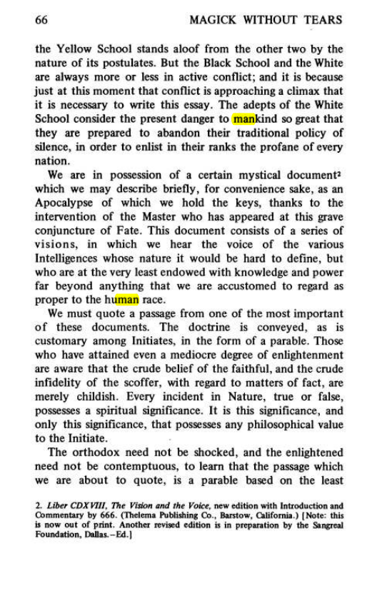 Original scan of Magick Without Tears, PDF page 99