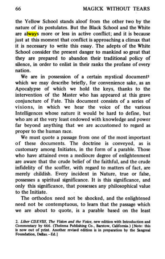 Original scan of Magick Without Tears, PDF page 99