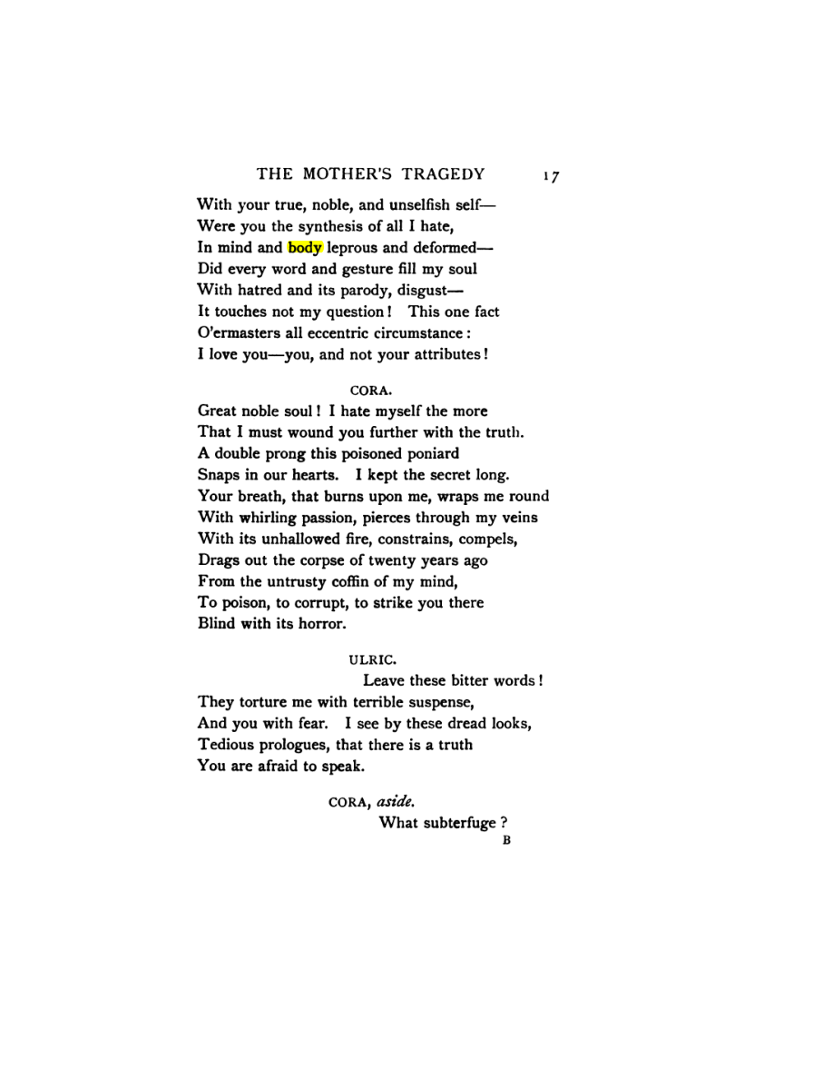 Original scan of The Mother’s Tragedy, PDF page 31