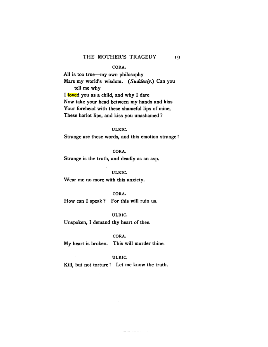 Original scan of The Mother’s Tragedy, PDF page 33