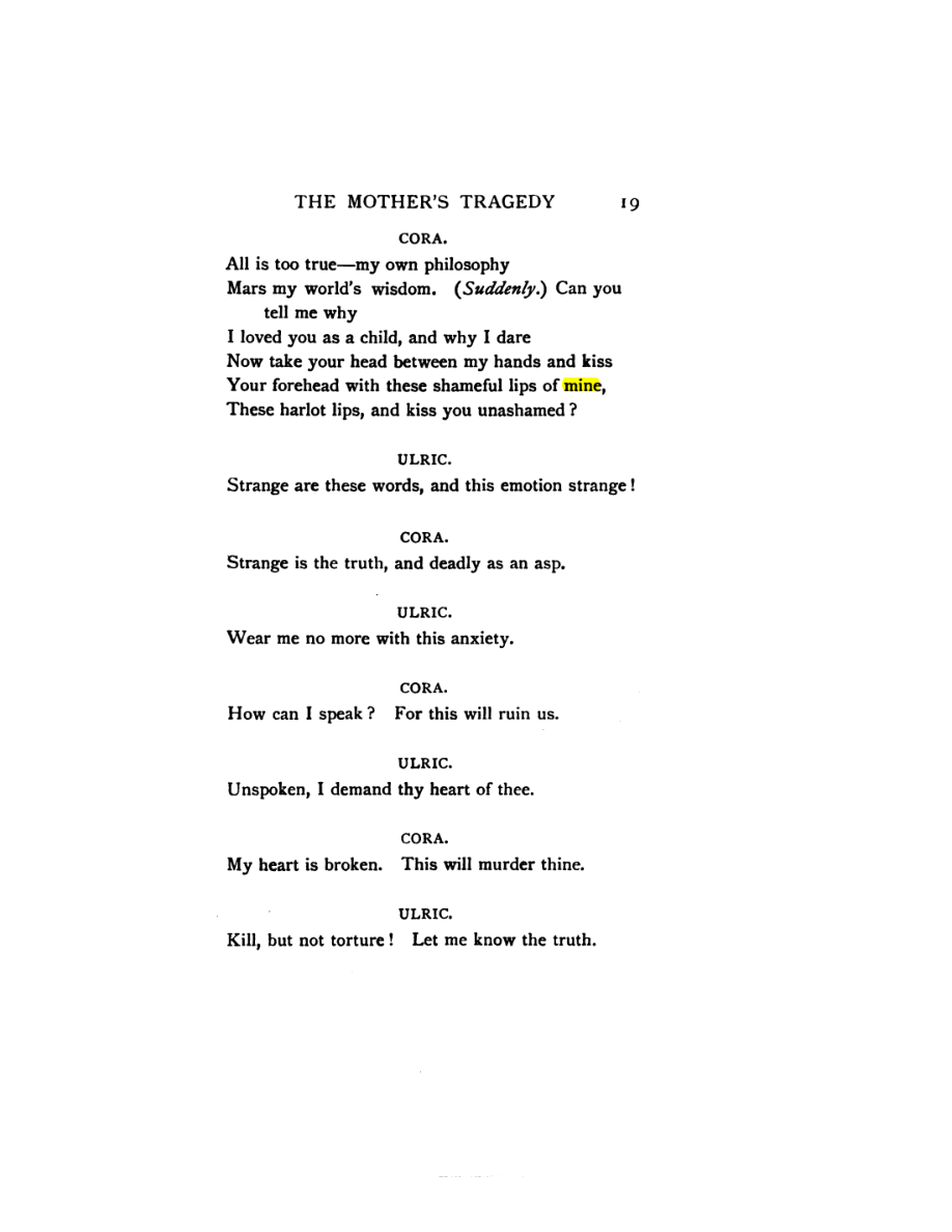 Original scan of The Mother’s Tragedy, PDF page 33