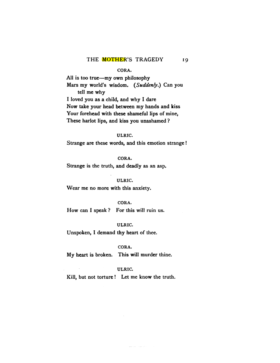 Original scan of The Mother’s Tragedy, PDF page 33