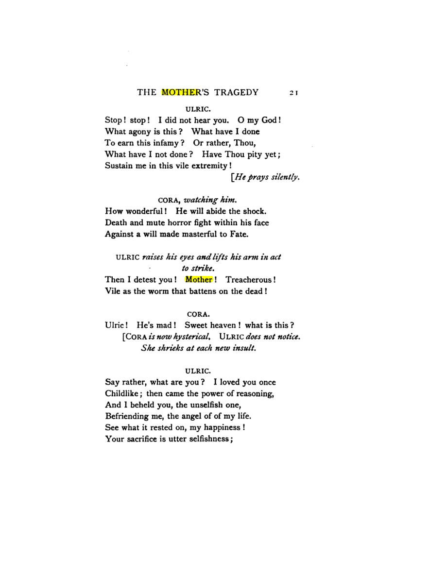 Original scan of The Mother’s Tragedy, PDF page 35