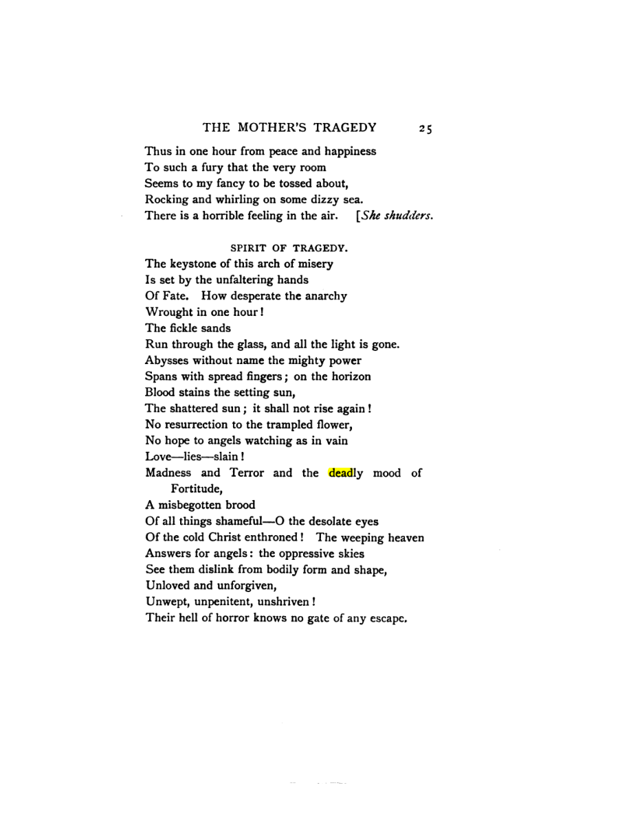 Original scan of The Mother’s Tragedy, PDF page 39