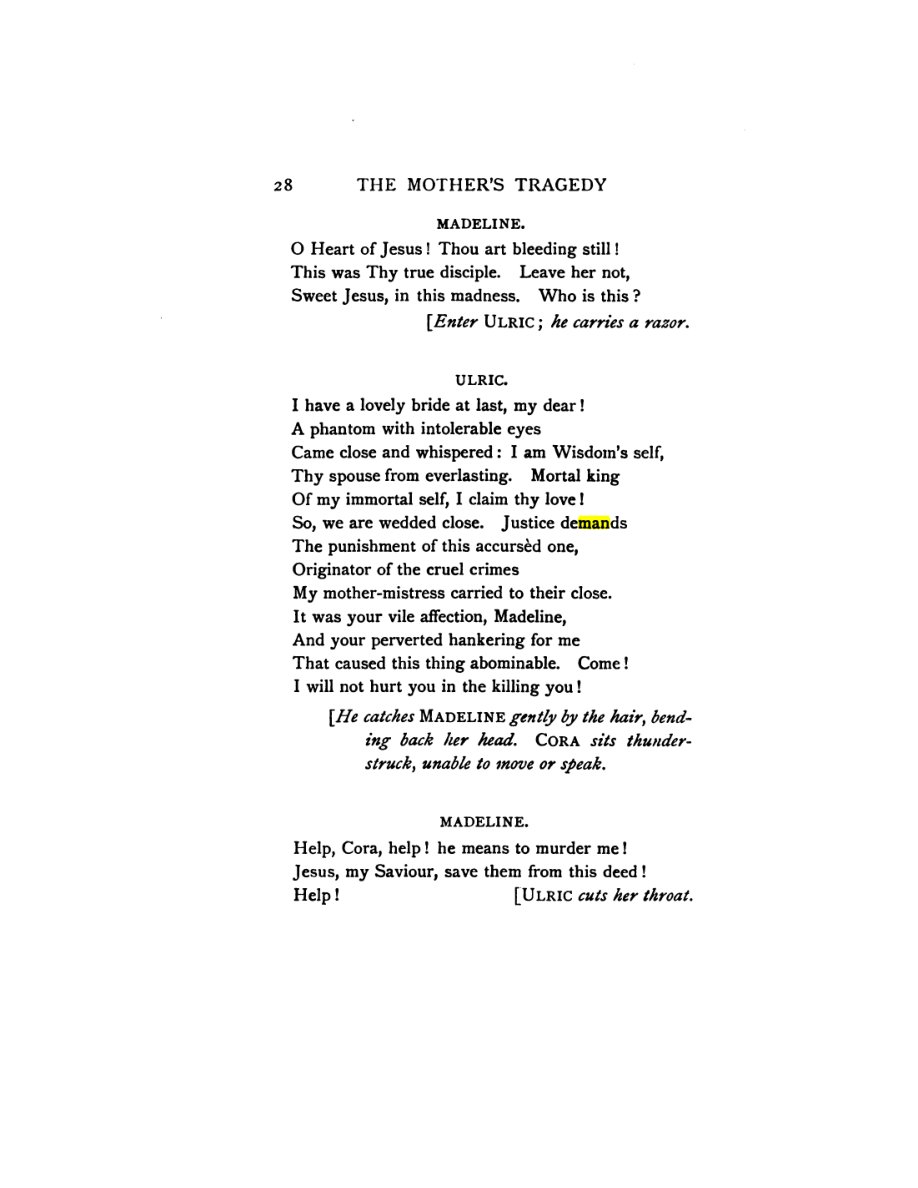 Original scan of The Mother’s Tragedy, PDF page 42