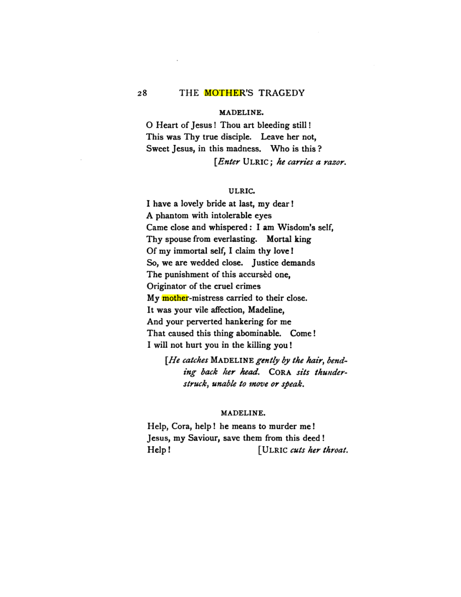 Original scan of The Mother’s Tragedy, PDF page 42