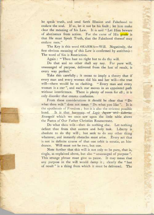 Original scan of The Message of the Master Therion, PDF page 2