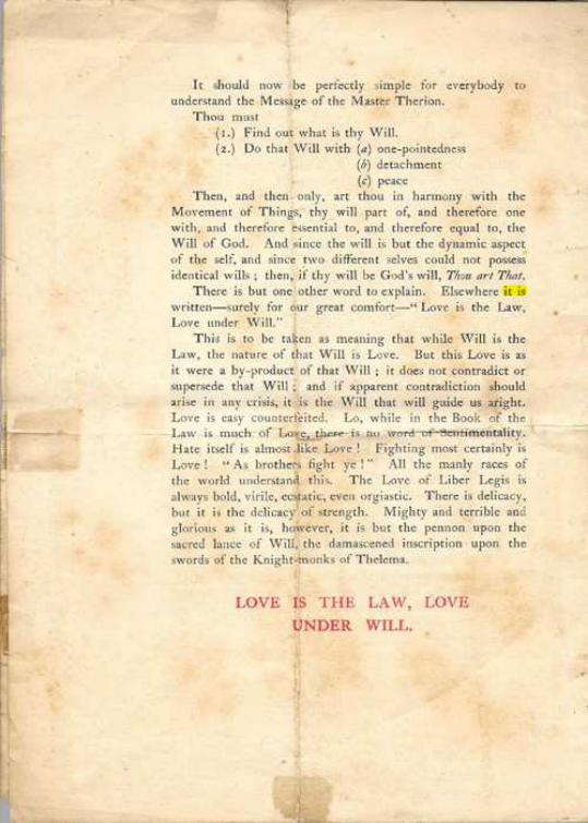 Original scan of The Message of the Master Therion, PDF page 4