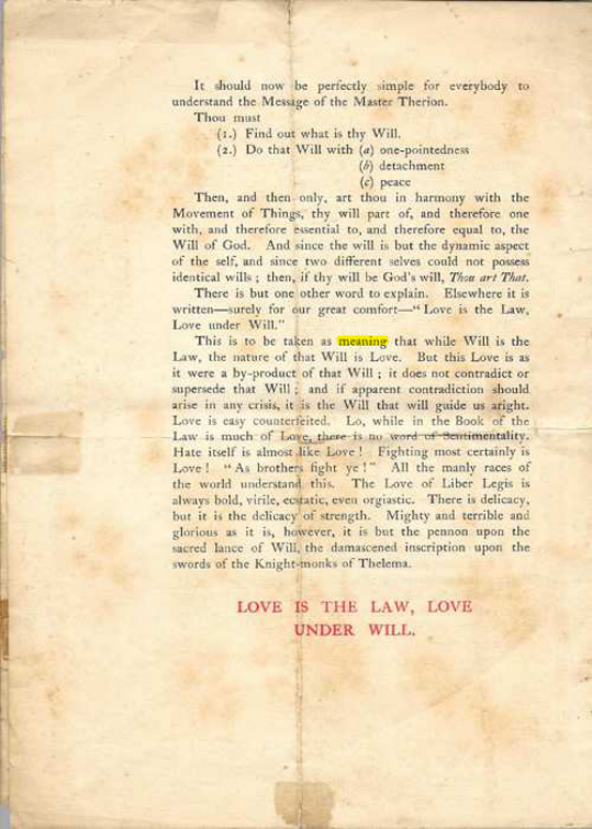 Original scan of The Message of the Master Therion, PDF page 4