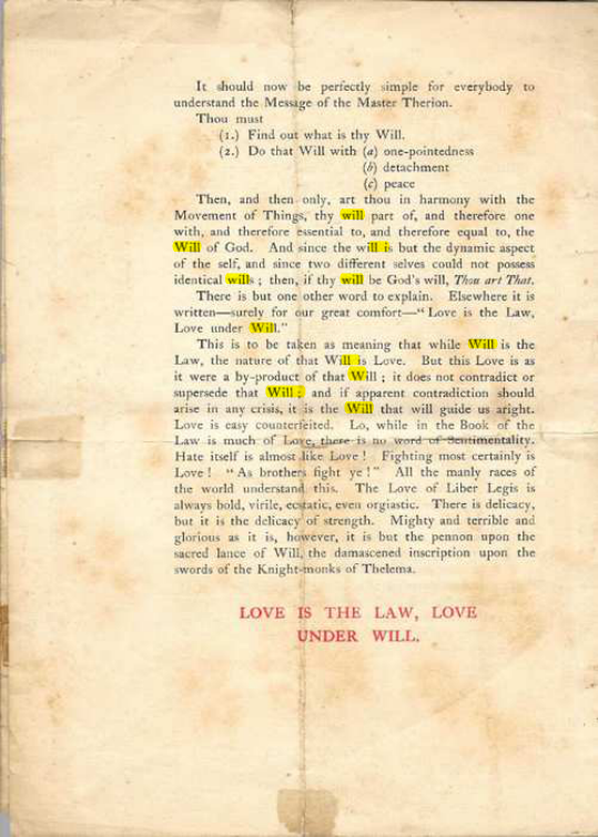 Original scan of The Message of the Master Therion, PDF page 4